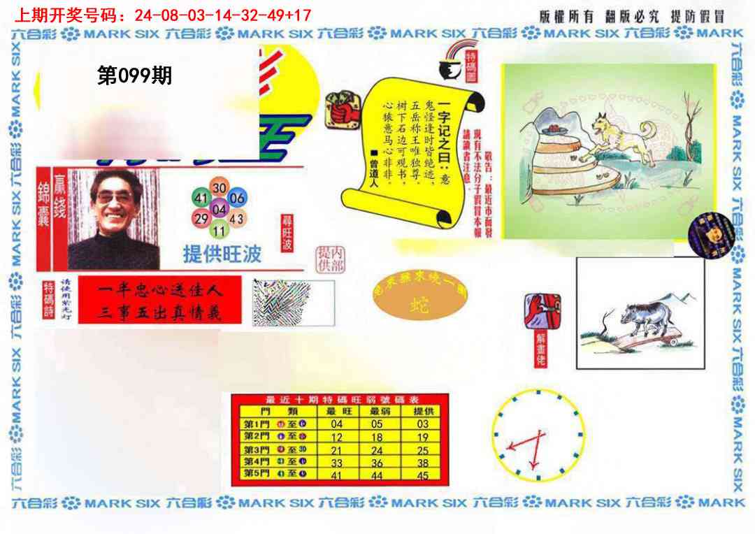 099期特码王(信封)[图]